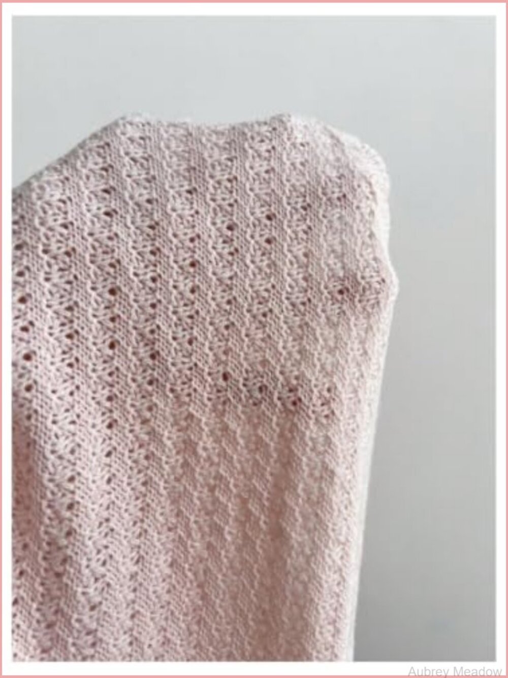 Crochet Knit Cardigan Sweater - V Neck Bow Tie Front Scalloped Trim Cropped - Picture 6 of 6